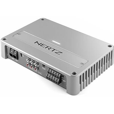 Hertz Venezia V5C Amplificatore marine 5 canali 4x115W+1x550W a 2 Ohm IPX2 classe D, 1010W RMS totali, 4x80W+1x330W a 4 Ohm, Hi-Res, senza ventola, alluminio pressofuso, subsonico 25 Hz, 270x185x54 mm Hertz Venezia V5C Amplificatore marine 5 canali 4x115W+1x550W a 2 Ohm IPX2 classe D, 1010W RMS totali, 4x80W+1x330W a 4 Ohm, Hi-Res, senza ventola, alluminio pressofuso, subsonico 25 Hz, 270x185x54 mm