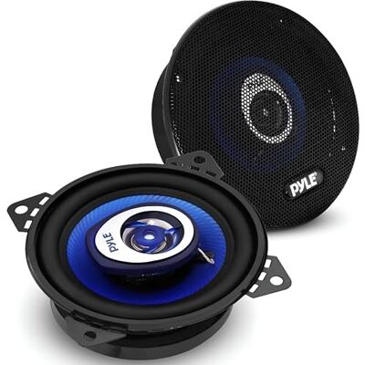 Pyle Casse Auto Stereo Sistema Altoparlanti 16,5 Centimetri Tre Vie, 180 Watt, RMS/360 Watt, Impedenza 4 Ohm, Tweeter Piezo da 2 Centimetri, Audio Triaxiale, Blu Pyle Casse Auto Stereo Sistema Altoparlanti 16,5 Centimetri Tre Vie, 180 Watt, RMS/360 Watt, Impedenza 4 Ohm, Tweeter Piezo da 2 Centimetri, Audio Triaxiale, Blu