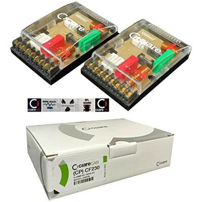 Ciare 2 CF230 crossover passivi 4 ohm 160 watt rms predisposizione auto per sistema a 2 vie woofer tweeter porte portiere sportelli spl, a coppia + 5 sticker omaggio Ciare 2 CF230 crossover passivi 4 ohm 160 watt rms predisposizione auto per sistema a 2 vie woofer tweeter porte portiere sportelli spl, a coppia + 5 sticker omaggio