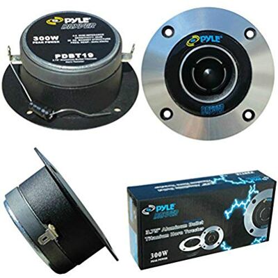 Pyle 2 SUPER TWEETER PDBT19 ultra slim da 150 watt rms e 300 watt max da 9,80 cm di diametro e 98 db di sensibilità con ridotta profondità solo 3,90 cm, a coppia Pyle 2 SUPER TWEETER PDBT19 ultra slim da 150 watt rms e 300 watt max da 9,80 cm di diametro e 98 db di sensibilità con ridotta profondità solo 3,90 cm, a coppia