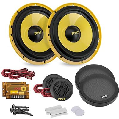 Pyle Sistema di Altoparlanti Personalizzati 2 Vie, 16,5 Centimetri, Casse Auto 400 Watt, Stereo Struttura in Plastica Elettroplaccatura, Gomma Butilica e Magneto da 1,13 Chilogrammi Pyle Sistema di Altoparlanti Personalizzati 2 Vie, 16,5 Centimetri, Casse Auto 400 Watt, Stereo Struttura in Plastica Elettroplaccatura, Gomma Butilica e Magneto da 1,13 Chilogrammi