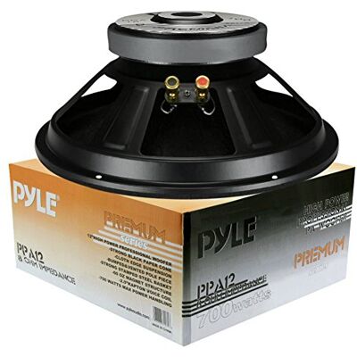 Pyle 1 WOOFER PPA12 PPA 12 altoparlante diffusore 30,00 cm 300 mm 12" 350 watt rms 700 watt max impedenza 8 ohm casa feste disco party, 1 pezzo Pyle 1 WOOFER PPA12 PPA 12 altoparlante diffusore 30,00 cm 300 mm 12" 350 watt rms 700 watt max impedenza 8 ohm casa feste disco party, 1 pezzo