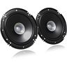 JVC CS-J610X Altoparlanti Auto Dual Cone Speakers 16,5 cm, 300 Watt di Potenza di Picco/ 30 Watt RMS, Pressione Sonora: 92dB/W.m, Woofer Magnete in ferrite (woofer), Surround Ibrido, Nero