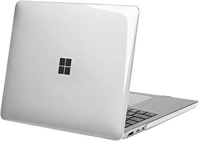 MOSISO Custodia Compatibile con Surface Laptop 5/4/3 13,5 pollici 2022 2021 2019 Rilascio con Metallo Tastiera (Modelli: 1951 & 1868),Protettivo Plastica Custodia Rigida, Chiaro Cristallo