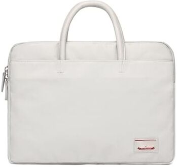 Aliuciku Custodia Borsa Porta PC, 14 15,6 Pollici Sleeve Per Laptop Borsa Caso Da Trasporto Per Computer Compatibile (Color : White-A, Size : 14inch)