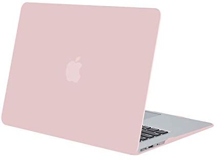 MOSISO Custodia Rigida Compatibile con MacBook Air 11 Pollici A1465 A1370 Caso in Plastica Dura Shell Case Cover, Quarzo Rosa