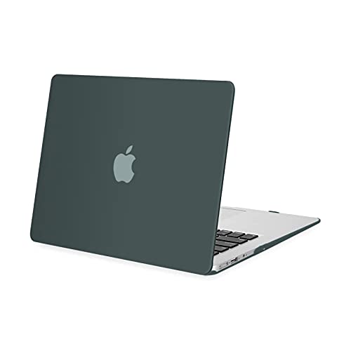 MOSISO Case Compatibile con MacBook Air 13 Pollici (Modelli: A1369 & A1466, Versione Precedente 2010-2017 Uscita), Custodia Rigid in Plastica, Mezzanotte Verde