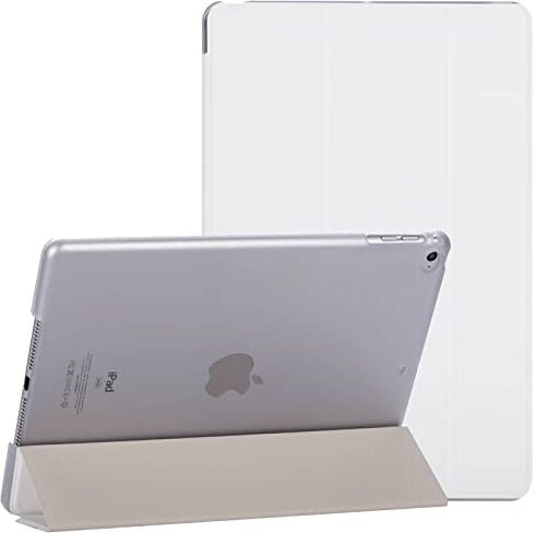 ReviveDeals PROTech Custodia con supporto magnetico per Apple iPad Air (1a generazione) A1474 A1475 A1476, con funzione di accensione/spegnimento automatico, colore: bianco