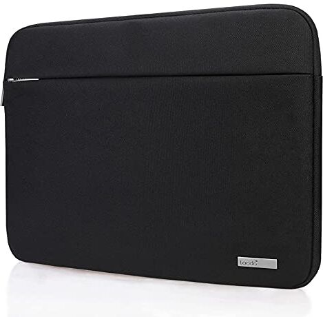 Lacdo 15.6 Pollici Borsa Protettiva Portatile Custodia per 15.6 Pollici HP Pavilion, 15.6 Pollici Lenovo IdeaPad 3 / Legion 5, Acer Aspire 5, HUAWEI MateBook D 15, Dell Chromebook 15 Antiurto, Nero