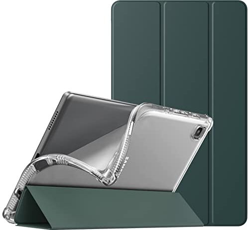 TiMOVO Custodia Compatibile con Samsung Galaxy Tab A7 Lite 8.7 inch Tablet 2021 (SM-T220/T225/T227) in TPU,Case Cover per Tablet,Custodia per Tablet,Supporto Magnetico, Ultra Sottile, Verde Scuro