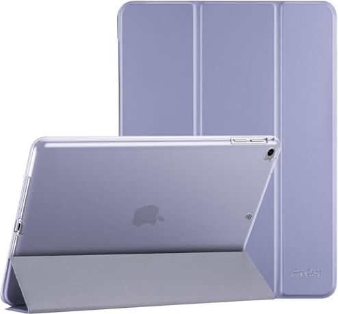 ProCase Cover per iPad 6/ iPad 5/ iPad 9.7”, iPad Air 2 / iPad Air 1(A1893 A1954 A1822 A1823 A1566 A1567 A1474 A1475 A1476), Flessibile Morbida TPU Cover Traslucida Smerigliata Sottile -Viola Chiaro