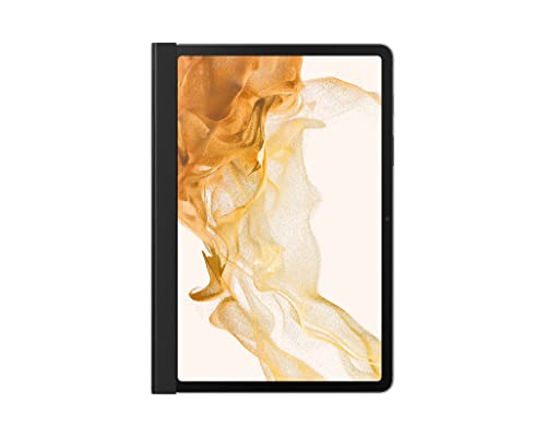 Samsung Note View Cover Custodia a libro con Copertina Trasparente per Galaxy Tab S7   Tab S8, Nero