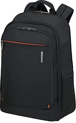 Samsonite Network 4, Zaino per Laptop, Nero (Carbone), 15.6 pollici