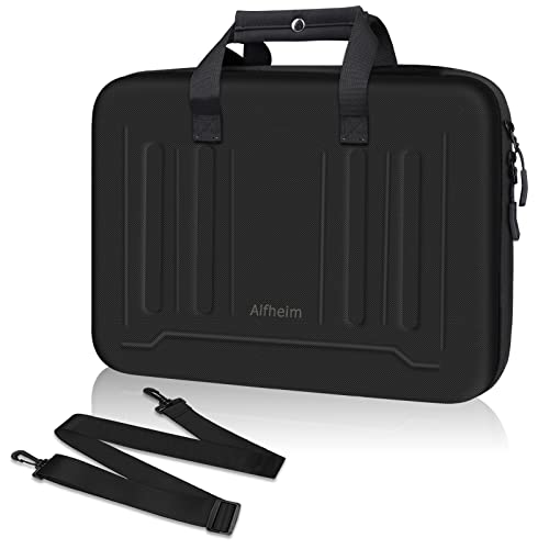 Alfheim 13-14 pollice corazza dura Custodia Borsa PC, Impermeabile Antiurto Borsa a tracolla, protettiva Cartella Compatibile con 13,3" 14,2" MacBook Pro A2442 A2338, 13,3" MacBook Air 2337 M1 A2179