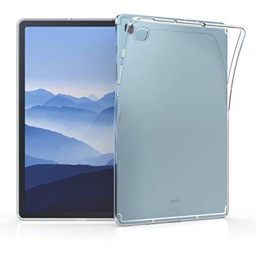 kwmobile Custodia Protettiva Tablet Compatibile con Samsung Galaxy Tab S6 Lite (2024/2022/2020) Cover Cover Trasparente Morbida Silicone Tablet trasparente