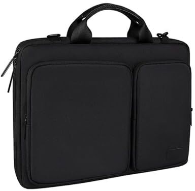 Aliuciku Borsa Per Laptop, 13.3" 14.1-15.4" 15.6" Valigetta Borsa Da Lavoro Ideale Per Ufficio Università Viaggio Da Uomo E Da Donna (Color : Black-A, Size : 13.3 inch)