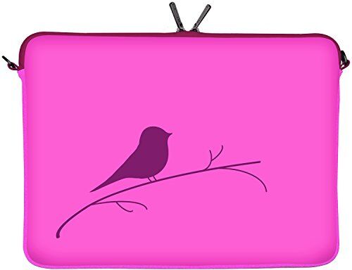 Digittrade LS122-13 Early Bird MacBook Sleeve Laptop neopren case custodia portatile borsa involucro protettivo 33,8cm (13,3 pollice) rosa