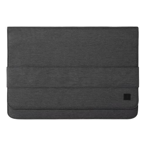 Urban Armor Gear Mouve Sleeve Borsa per Laptop/MacBook/Notebook 15-16 pollici [Borsa per laptop con chiusura magnetica, Tasca interna con zip, Fodera in morbido microsuede] grigio scuro