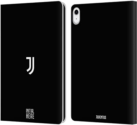 Head Case Designs Licenza Ufficiale Personalizzata Personale Juventus Football Club Cresta Semplice Grafiche Custodia Cover in Pelle a Portagoglio Compatibile con Apple iPad 10.9 (2022)