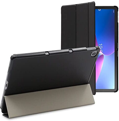 ebestStar Cover per Lenovo Tab M10 Plus 10.6 (Gen 3), Custodia Protezione Flip Magnetica, Slim Case Sottile Pelle PU, Nero