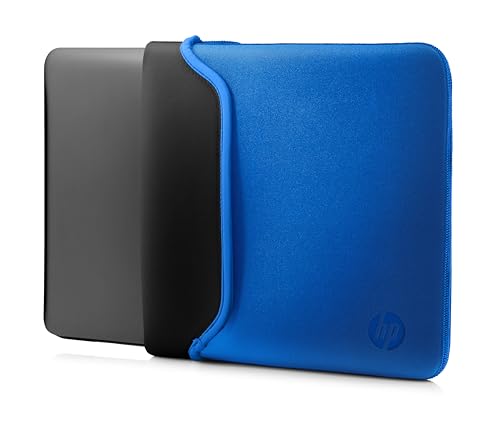 HP Custodia Sleeve Reversibile in Neoprene per Notebook fino a 14", Nero/Blu