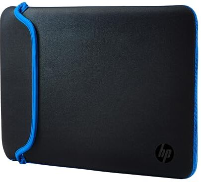 HP Custodia Sleeve Reversibile in Neoprene per Notebook fino a 15.6", Nero/Blu