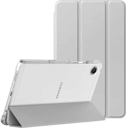 MoKo Custodia per Samsung Galaxy Tab A9 8,7" 2023 (SM-X110/X115/X117), Custodia Rigida con Supporto Leggero per Tablet Galaxy Tab A9 8,7" 2023, Due Angoli di Visualizzazione, Argento