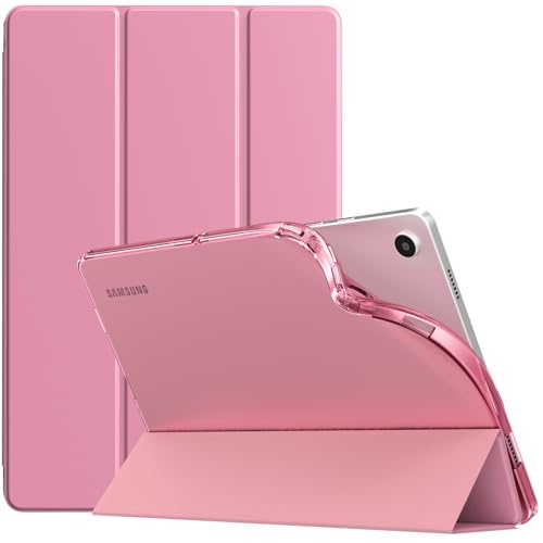 TiMOVO Custodia Compatibile con Samsung Galaxy Tab A9+/A9 Plus 11" 2023 SM-X210/X216/X218, Cover Posteriore Sottile e Morbido in TPU Traslucido e Smerigliato, Rosa Fondente
