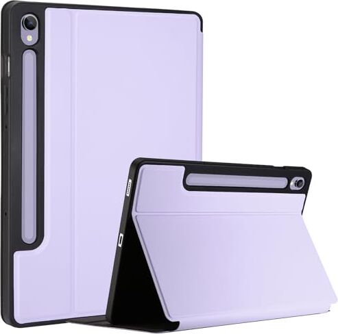 ProCase Cover Samsung Galaxy Tab S9 FE 10.9 Pollici 2023 con Portapenna, Custodia Galaxy Tab S9 FE 5G/Wifi SM-X510/SM-X516 con Auto Sonno/Sveglia -Lavanda