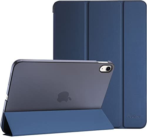 ProCase per iPad 10a Generazione Custodia 2022 [A2696 A2757 A2777], 10,9 Pollici Sottile Custodia Protettiva Leggera Smart Cover per iPad 10, Auto Sveglia/Sonno Blu Marino