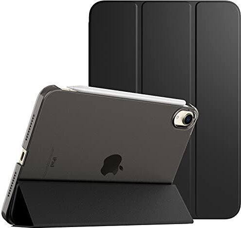 TiMOVO Custodia Compatibile Nuovo iPad Mini 6a Gen, iPad Mini 6 Cover(8,3 Pollici, 2021), PU Pelle Cover Tablet, Custodia con Avvio/Arresto Automatico, Carica 2a iPencil, Nero