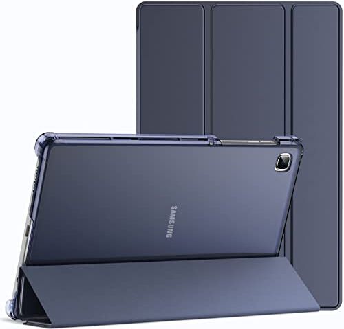 JETech Custodia per Samsung Galaxy Tab A7 Lite 8,7 Pollici 2021 (SM-T227/T225/T220), NON PER Galaxy Tab A7, Sottile Traslucida Posteriore Trifold Folio Supporto Protettiva Tablet Cover (Navy)