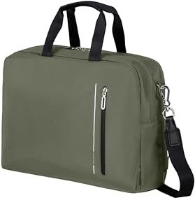 Samsonite Bailhandle 15.6" 2 comp, Borsa per laptop, Green (Olive Green)