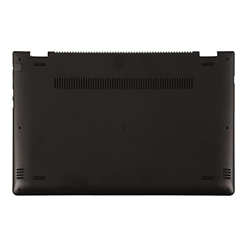 fqparts Replacement Guscio Inferiore per Laptop Cover D Shell per for Lenovo ideapad Yoga 520-14IKB Color Nero