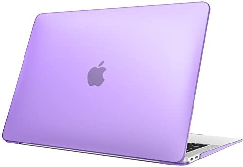 FINTIE Custodia Compatibile con MacBook Air 13 2020 2019 2018 (Modello A2337 M1 / A2179 / A1932) Sottile Cover Rigid Opaca Protettivo Guscio Case, Lavanda