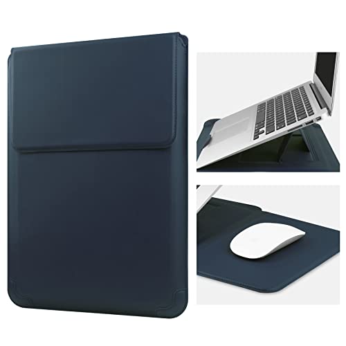 HoYiXi 15.6'' Laptop Custodia Sleeve Case Compatibile con MacBook Pro 16 2021 & 2019/ASUS Vivobook 15/HUAWEI MateBook D15/HP 15.6'' PC/MacBook Pro 15/Surface Laptop 3/Dell Lenovo IdeaPad 15'', Blu
