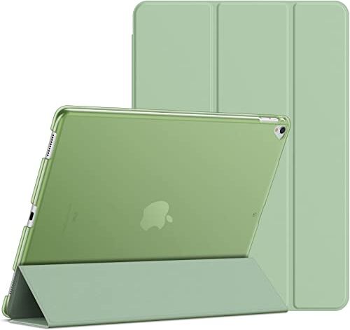 JETech Custodia per iPad Pro 12,9 Pollici (1a e 2a Generazione, Modello 2015 e 2017), Cover con Auto Svegliati/Sonno (Verde Matcha)