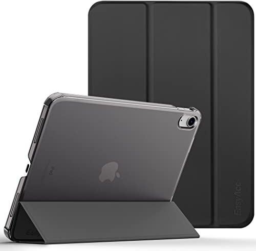 EasyAcc Custodia Cover Compatibile con iPad 10a Generazione/iPad 10.9 2022 A2757/A2777, Cover Posteriore Opaca Ultra Sottile Traslucida con Funzione Auto Wake Up/Sleep,Nero