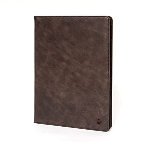 Porter Riley Custodia in pelle per iPad Mini 5 (7,9 pollici) 2019 rilascio. Premium Genuine Leather Stand/Cover/Flip Case (cioccolato marrone)