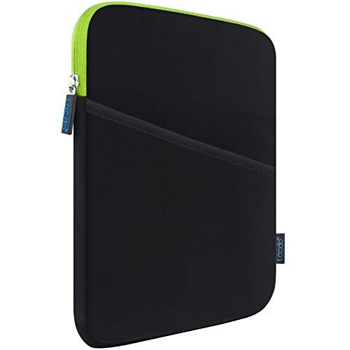 Lacdo Tablet Custodia Protettiva Borsa Compatibile con 8.3 Pollici iPad Mini 6, 7.9 Pollici iPad Mini 5 4 3 2, 8" Huawei MatePad T8, 8" Lenovo Tab M8 Antiurto Bolle Resistente agli Urti, Verde Nero