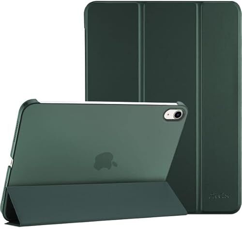 Procase per iPad 10a Generazione Custodia 2022 [A2696 A2757 A2777], 10,9 Pollici Sottile Custodia Protettiva Leggera Smart Cover per iPad 10, Auto Sveglia/Sonno -Verde