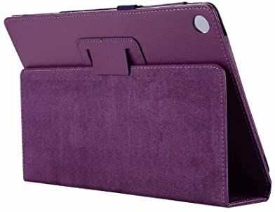 EMFYL Custodia for Lenovo Case Tab 4 10 TB-X704F X704L / più TB-X304F X30 4L, PU. Custodia for Tablet in Pelle Cassa Flip for Lenovo Tab4 10 x70. 4F X304F. (Colore : Tab 4 Plus 10 Purple)