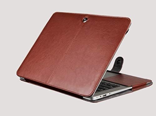 RHP Custodia compatibile con MacBook Pro 13 Retina, in pelle PU, compatibile con MacBook Pro 13 pollici con display Retina (A1502/A1425, versione 2015/2014/2013/fine 2012), colore: Marrone