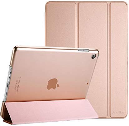 ProCase Cover iPad 10.2 iPad 9a/8a/7a generazione 2021/2020/2019/ custodia sottile con supporto posteriore rigida per (A2197 A2198 A2200), Rosegold