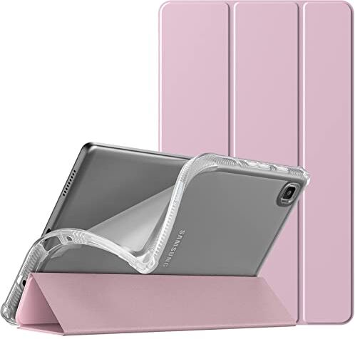 TiMOVO Custodia Compatibile con Samsung Galaxy Tab A7 Lite 8.7 inch Tablet 2021 (SM-T220/T225/T227) in TPU,Case Cover per Tablet,Custodia per Tablet,Supporto Magnetico, Ultra Sottile, Rosa Chiaro