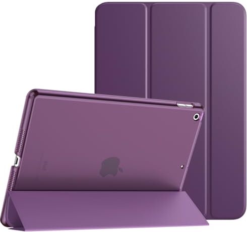 TiMOVO Cover per iPad 9 Generazione 2021/iPad 8 Generazione 2020/iPad 7 Generazione 2019, Custodia con Guscio Posteriore Traslucido Smart Cover con Auto Svegliati/Sonno per iPad 10.2