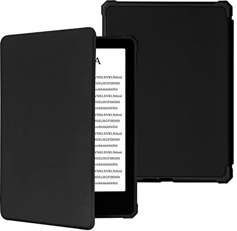 BAMCOO Custodia per Kindle Paperwhite 6,8 Pollici, Cover Protettiva Sottile con Sveglia/Sonno Automatico-Si Adatta, Cover per Kindle Paperwhite 2021 Versione 11 Generazione- Nero