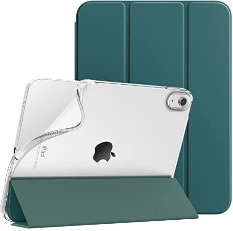 TiMOVO Custodia Compatibile con iPad 10 Generazione 10,9" 2022, iPad Smart Cover in PU con Supporto, Funzione di Auto Sveglia/Sonno, Retro in TPU Morbido, Turchese