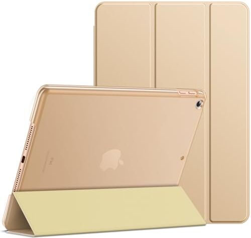 JETech Custodia per iPad (9,7 Pollici, 2018/2017 Modello, 6/5 Generazione), Cover con Auto Svegliati/Sonno (Oro)