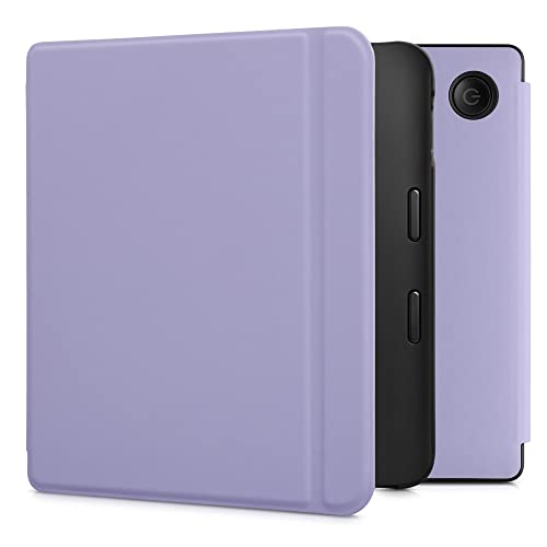 kwmobile Custodia eReader Compatibile con Kobo Libra 2 Cover eBook Reader Flip Case Cover eReader Simil Pelle lavanda